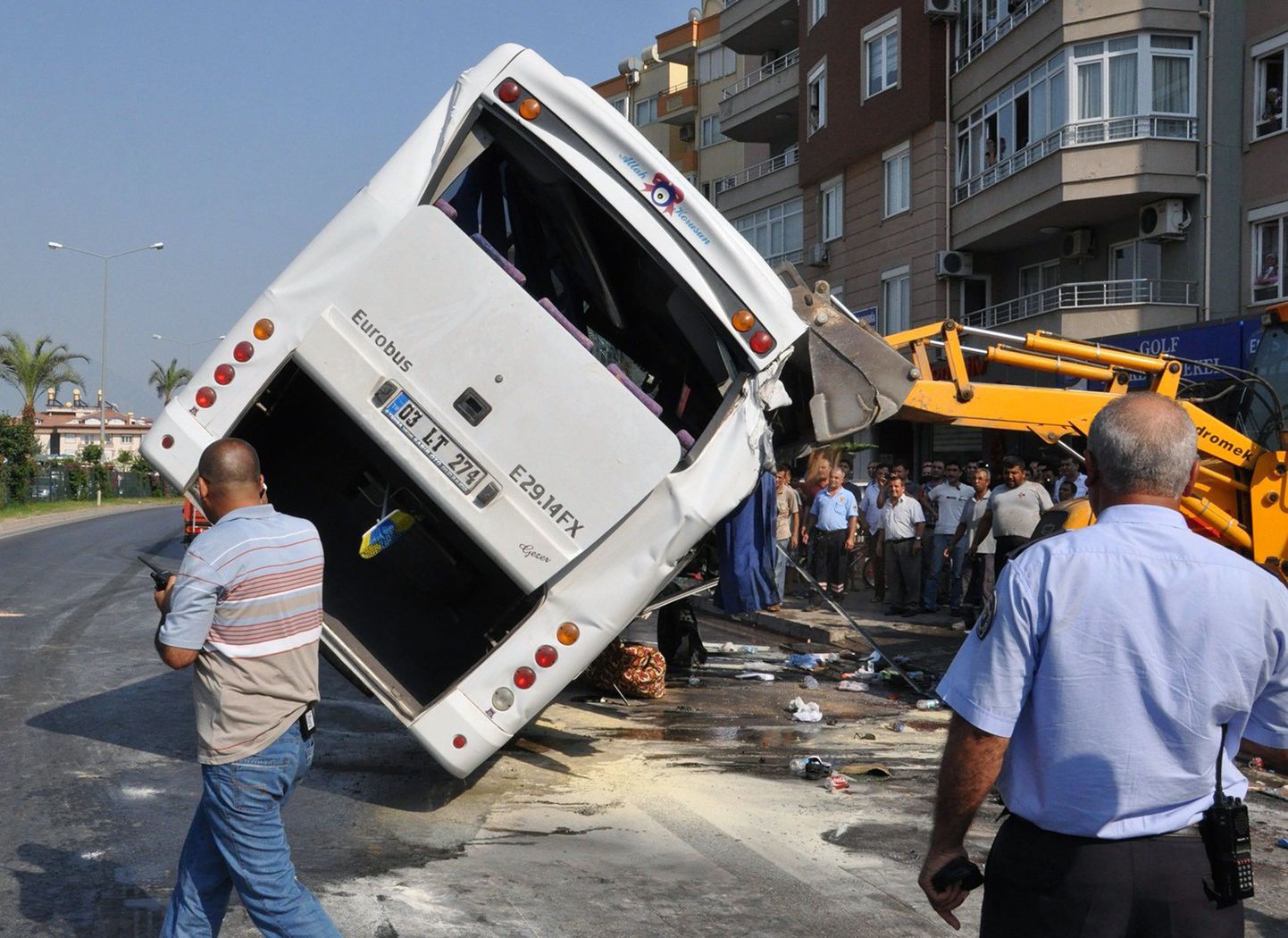 Bussiõnnetus Alanyas.