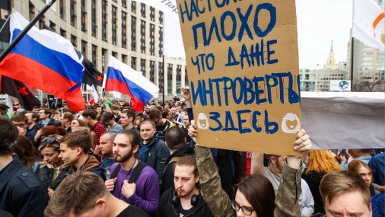 В центре Москвы прошел митинг против блокировки Telegram 