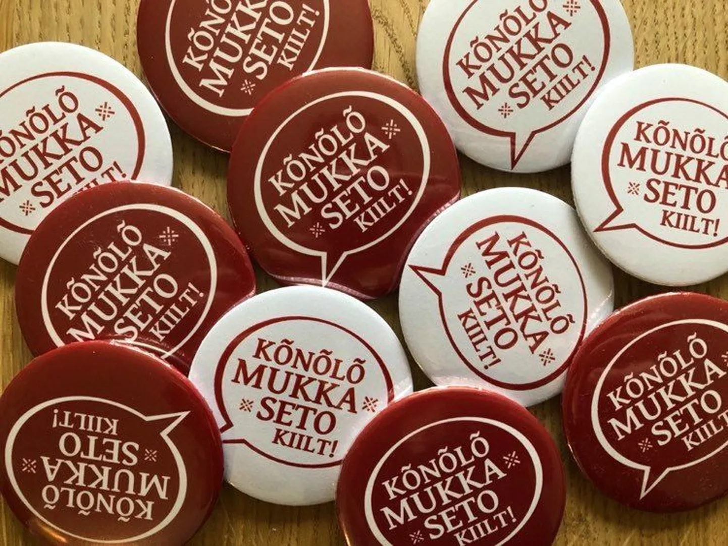 "Kõnõlõ mukka seto kiilt" märk