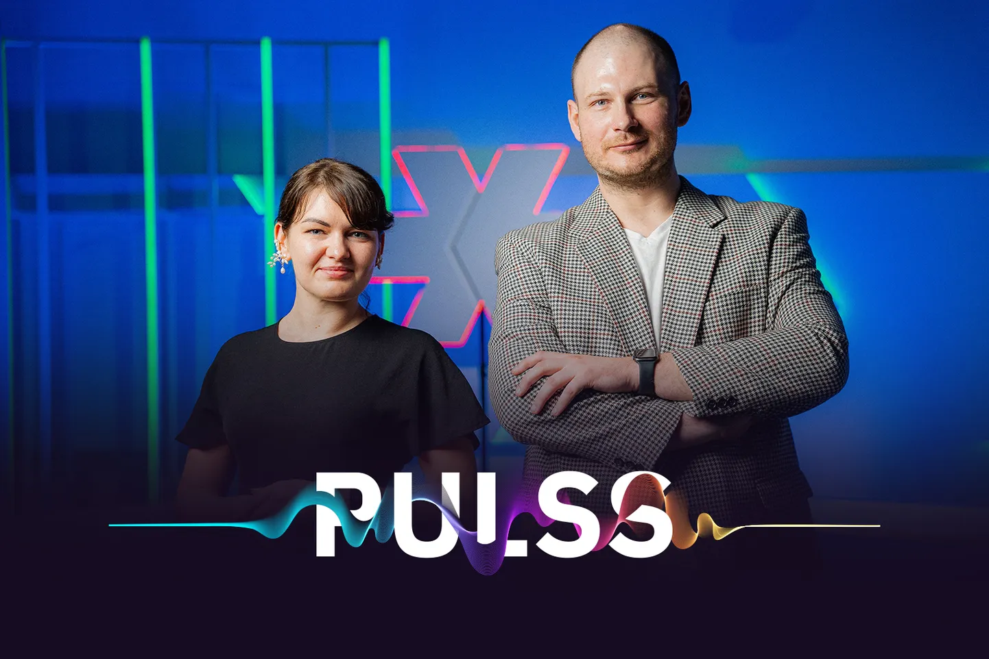 MILA pārstāve Līva Pērkone no inovāciju vadības uzņēmuma "Helve" un TVNET žurnālists Artūrs Guds