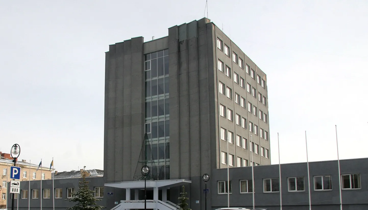 Kohtla-Järve linnavalitsuse hoone.