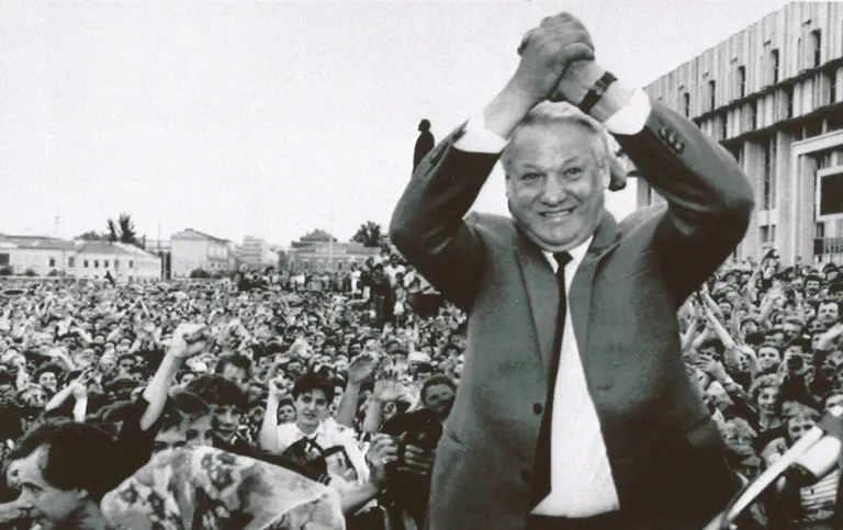 Boriss Jeltsin.