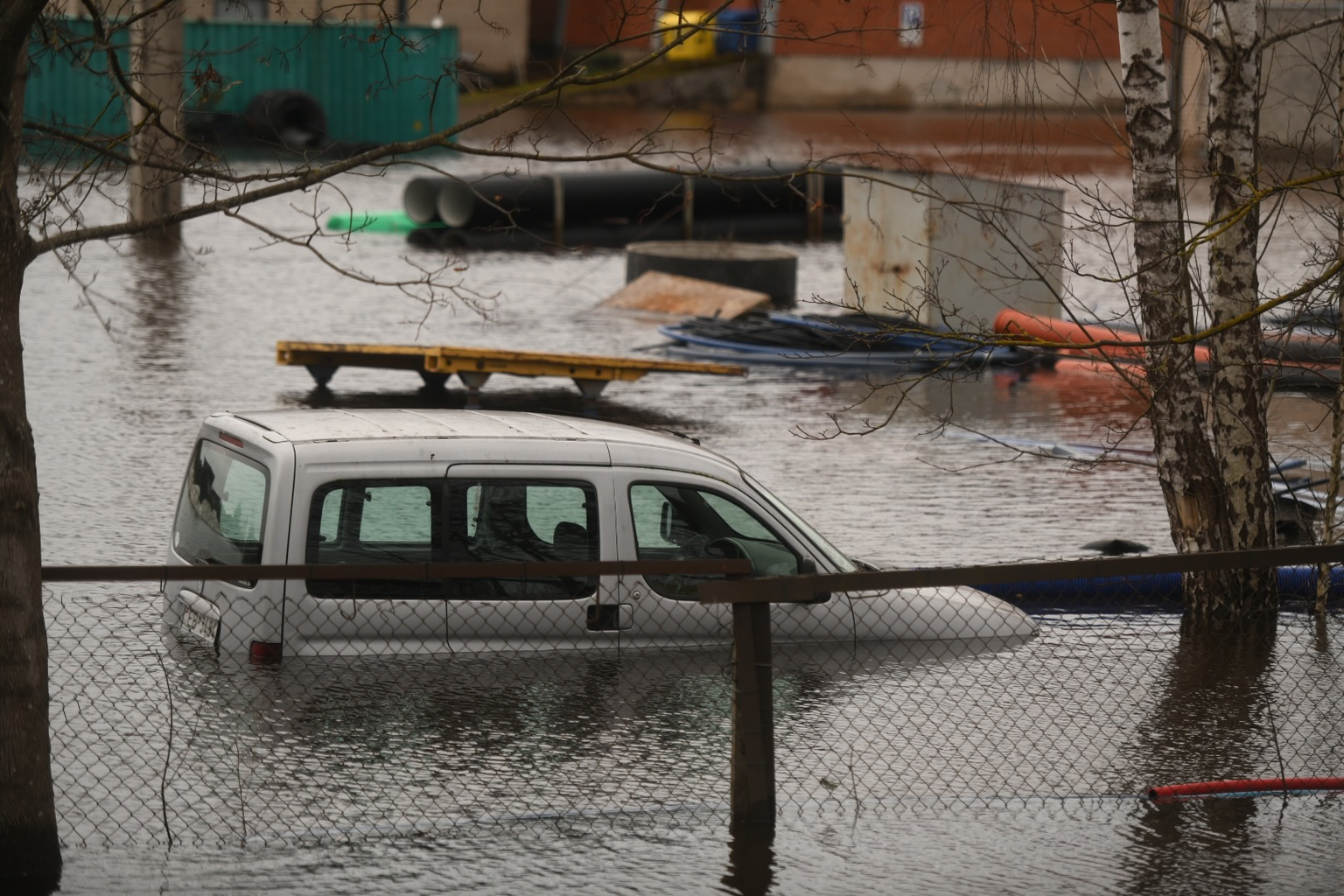 Наводнение в Екабпилсе