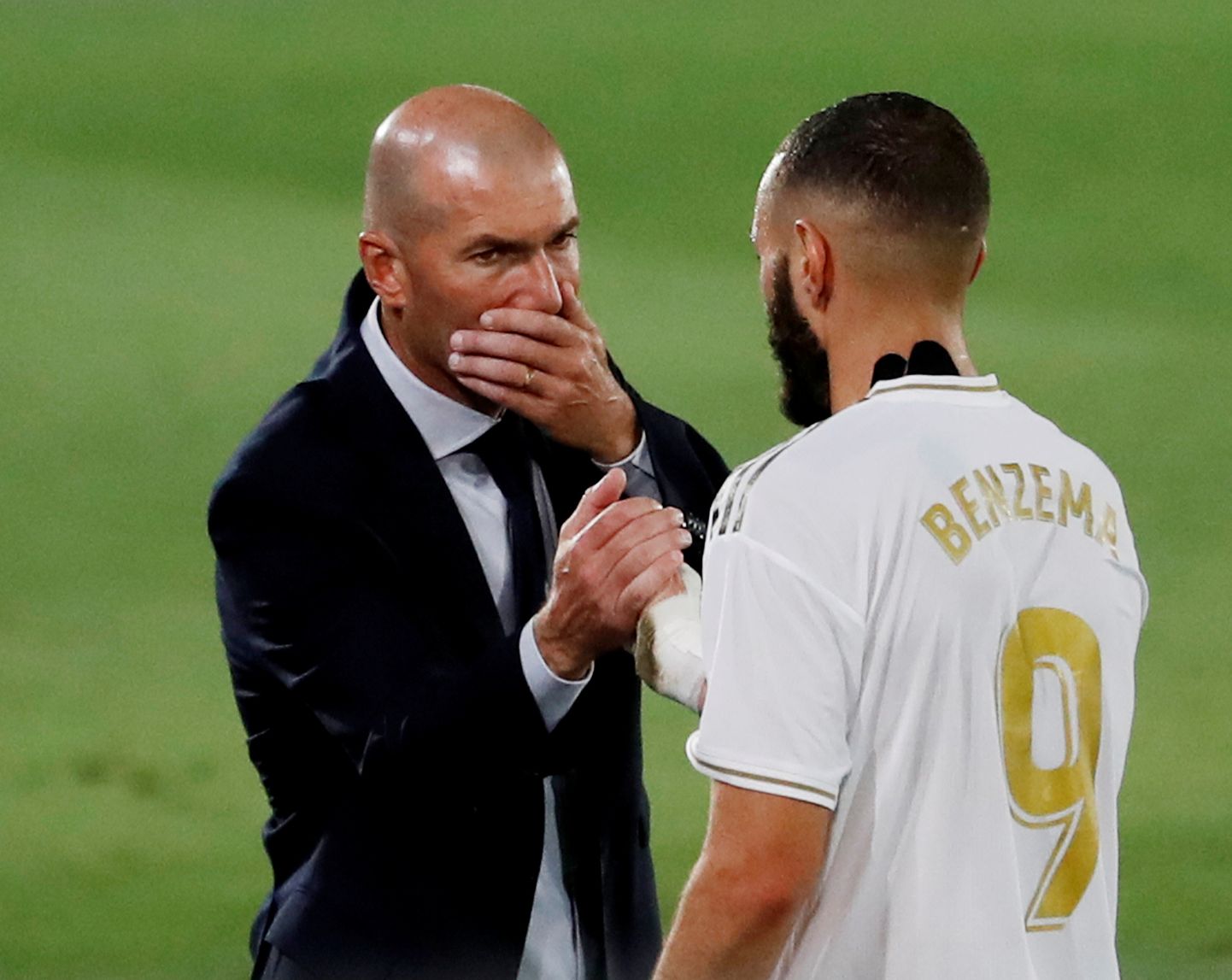 Zinedine Zidane ja Karim Benzema.