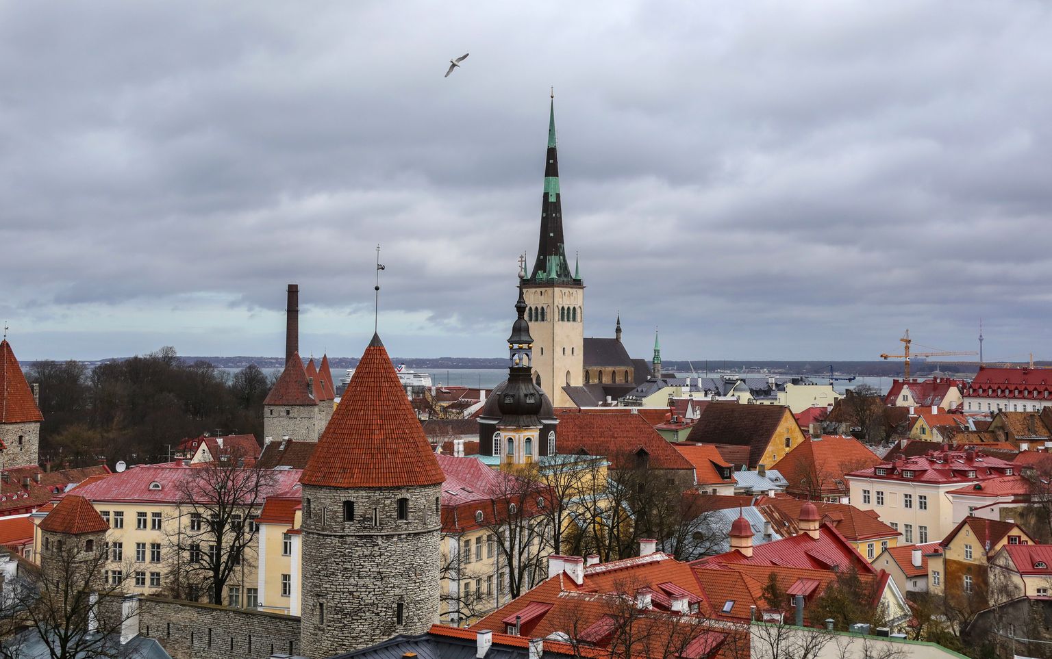 Vaade Tallinna vanalinnale.