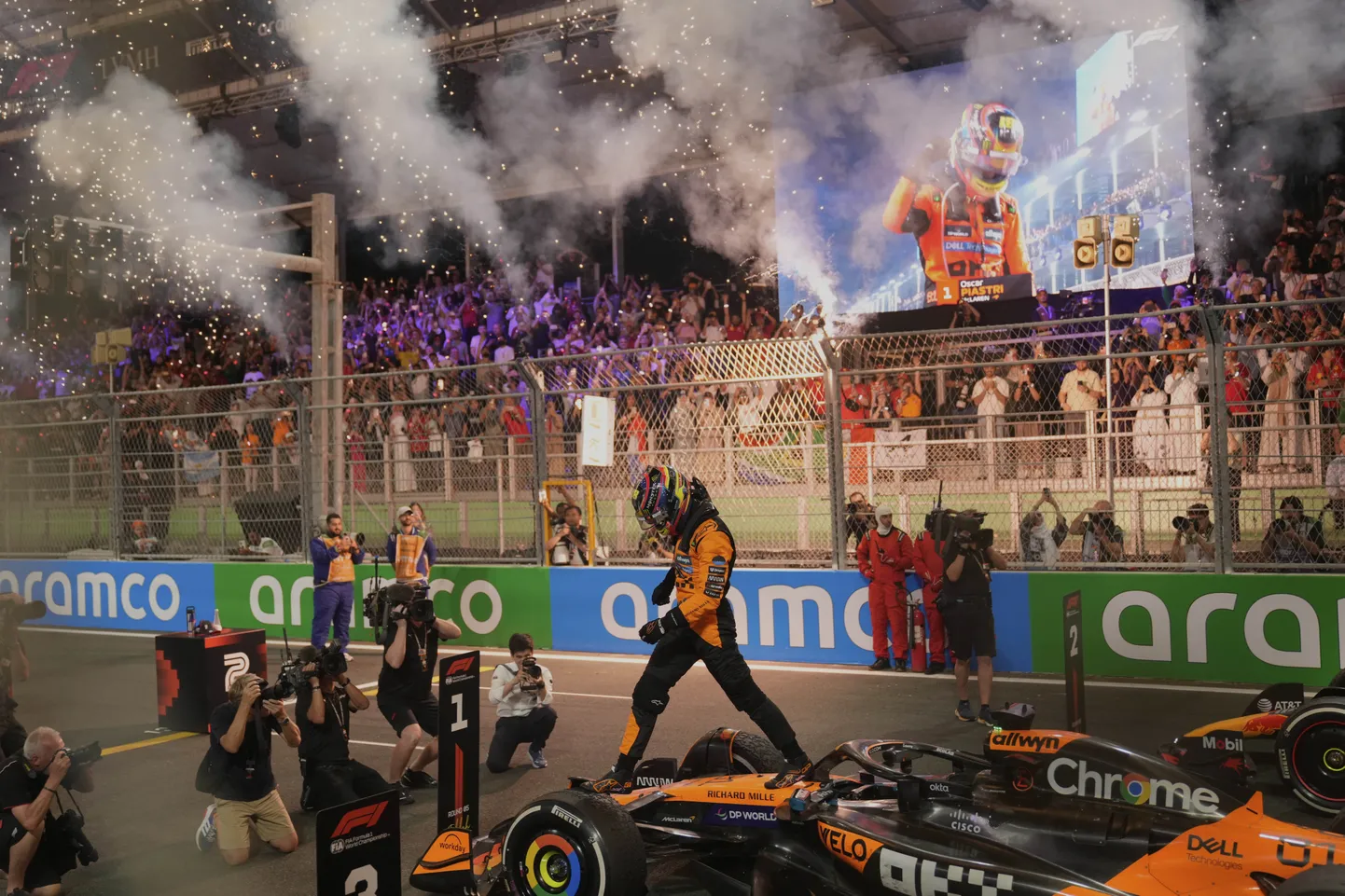 McLaren sõitja Oscar Piastri.