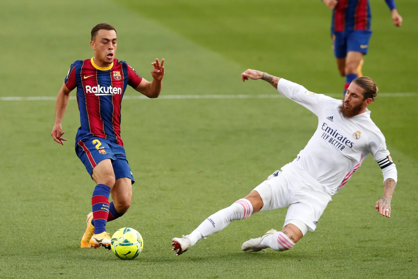 Sergio Ramos oli mehe eest väljas nii kaitses kui ka ründes.