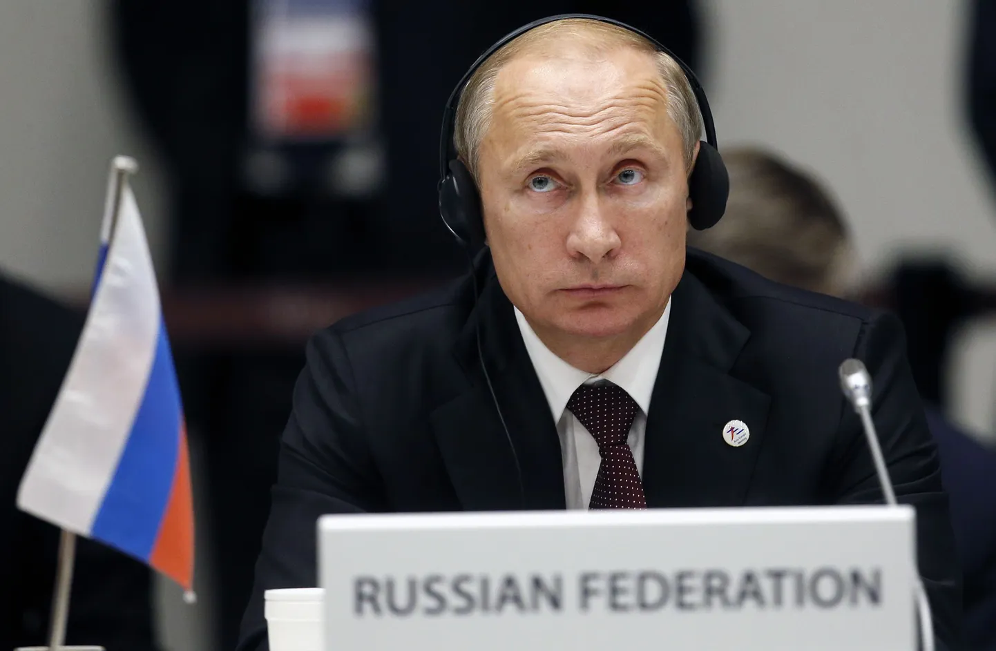 Venemaa president Vladimir Putin täna Milanos tippkohtumisel.
