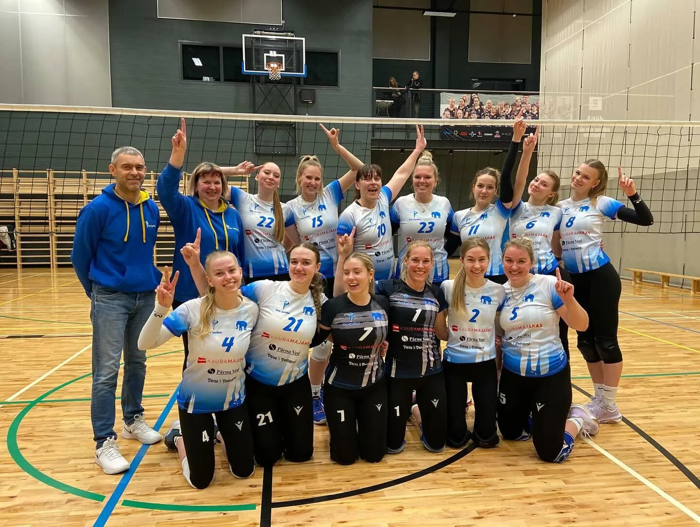 Pärnu spordikooli naiskond teenis viie tiimi konkurentsis teise koha.