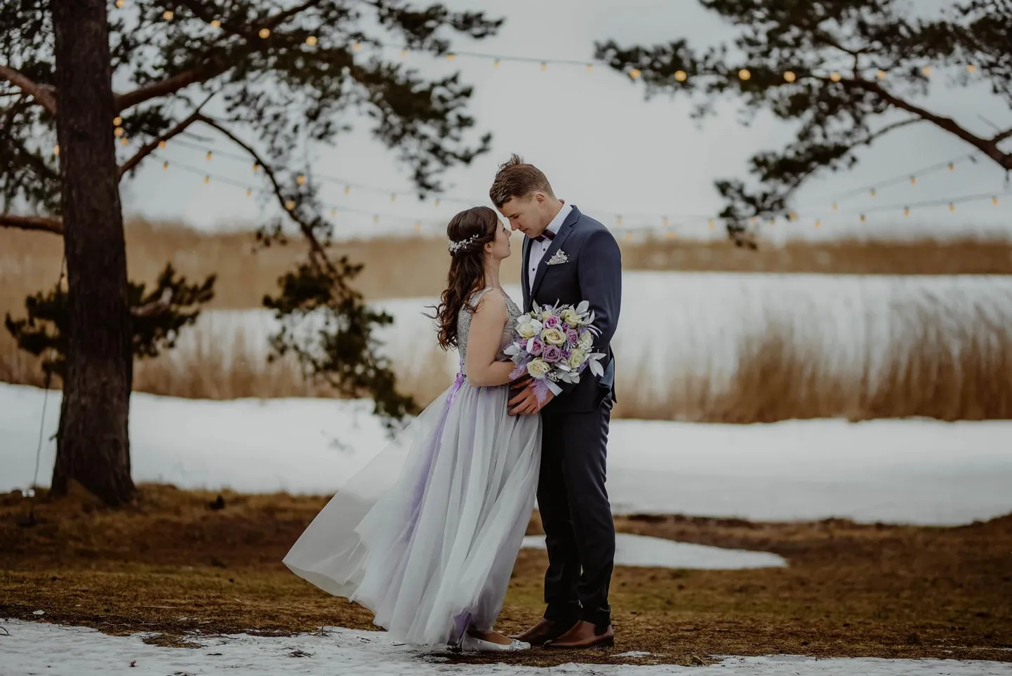 22. veebruaril abielu registreerinud Katri Sutt ja
Vahur Järvekülg loodavad, et numbrimaagia toob õnne.