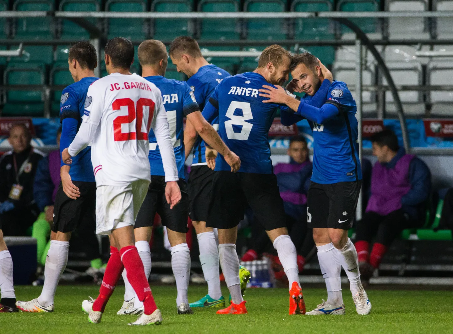 Eesti jalgpallikoondis kohtus viimati Gibraltariga mullu oktoobris kodusel Lilleküla staadionil ning siis said kindla 4:0 võidu sinisärgid.