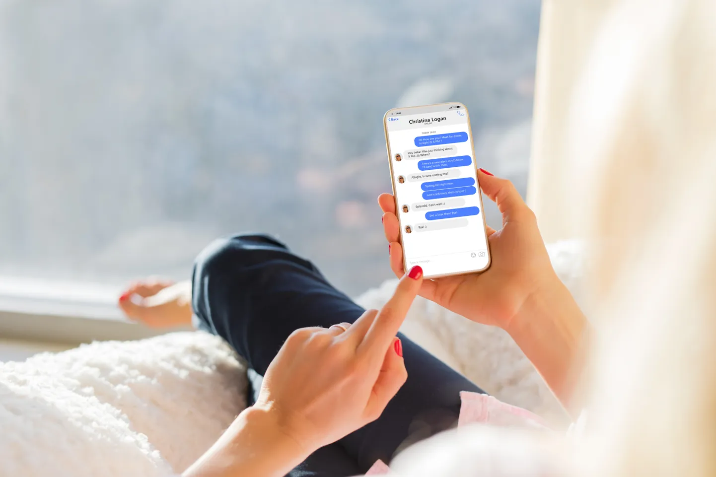 Facebooki Messenger.