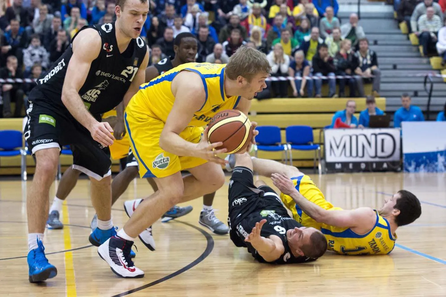 Tartu Rock ja Rakvere Tarvas põhiturniiri viimases kohtumises.