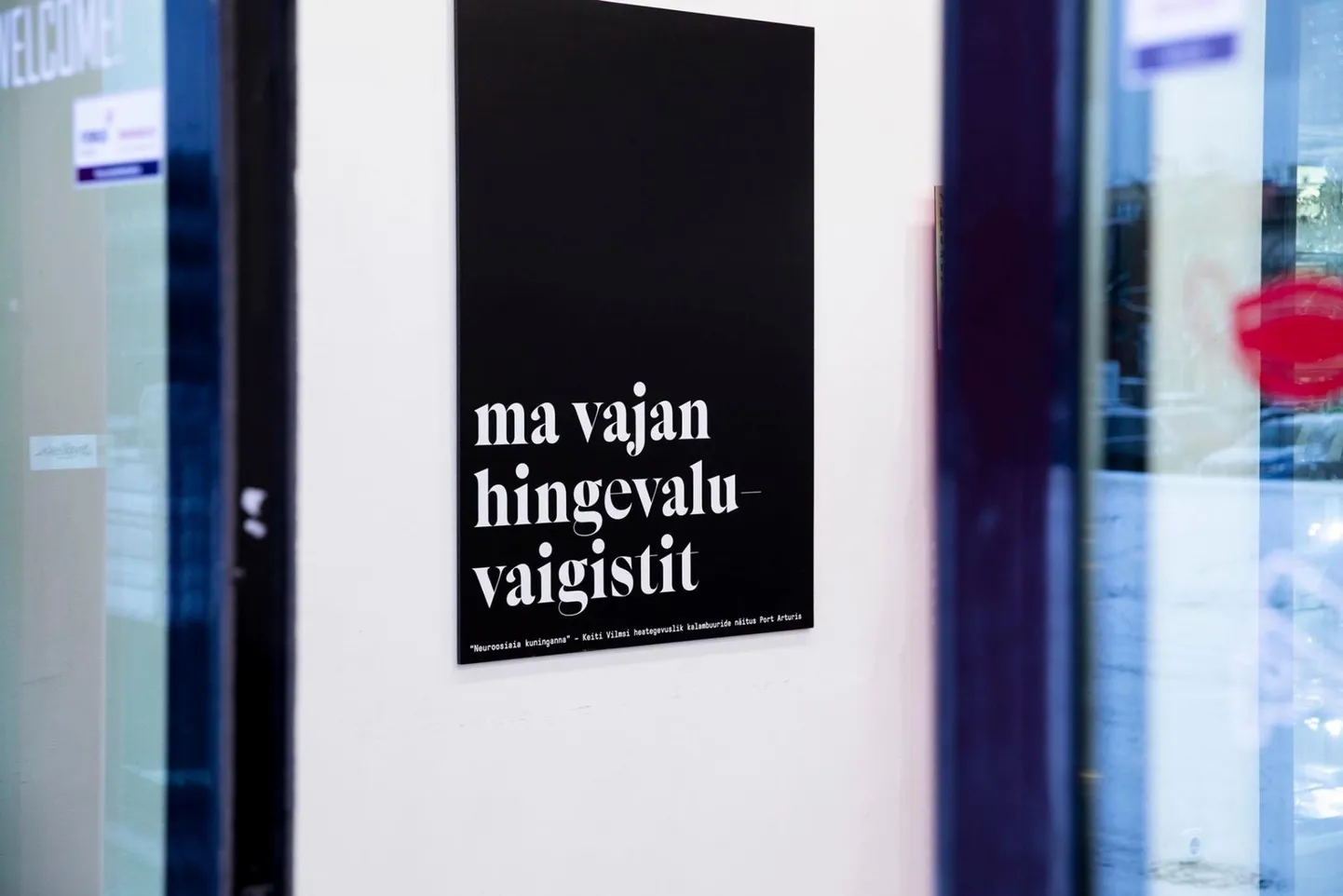 Keiti Vilmsi kalambuur “Ma vajan hingevalu vaigistit”.
