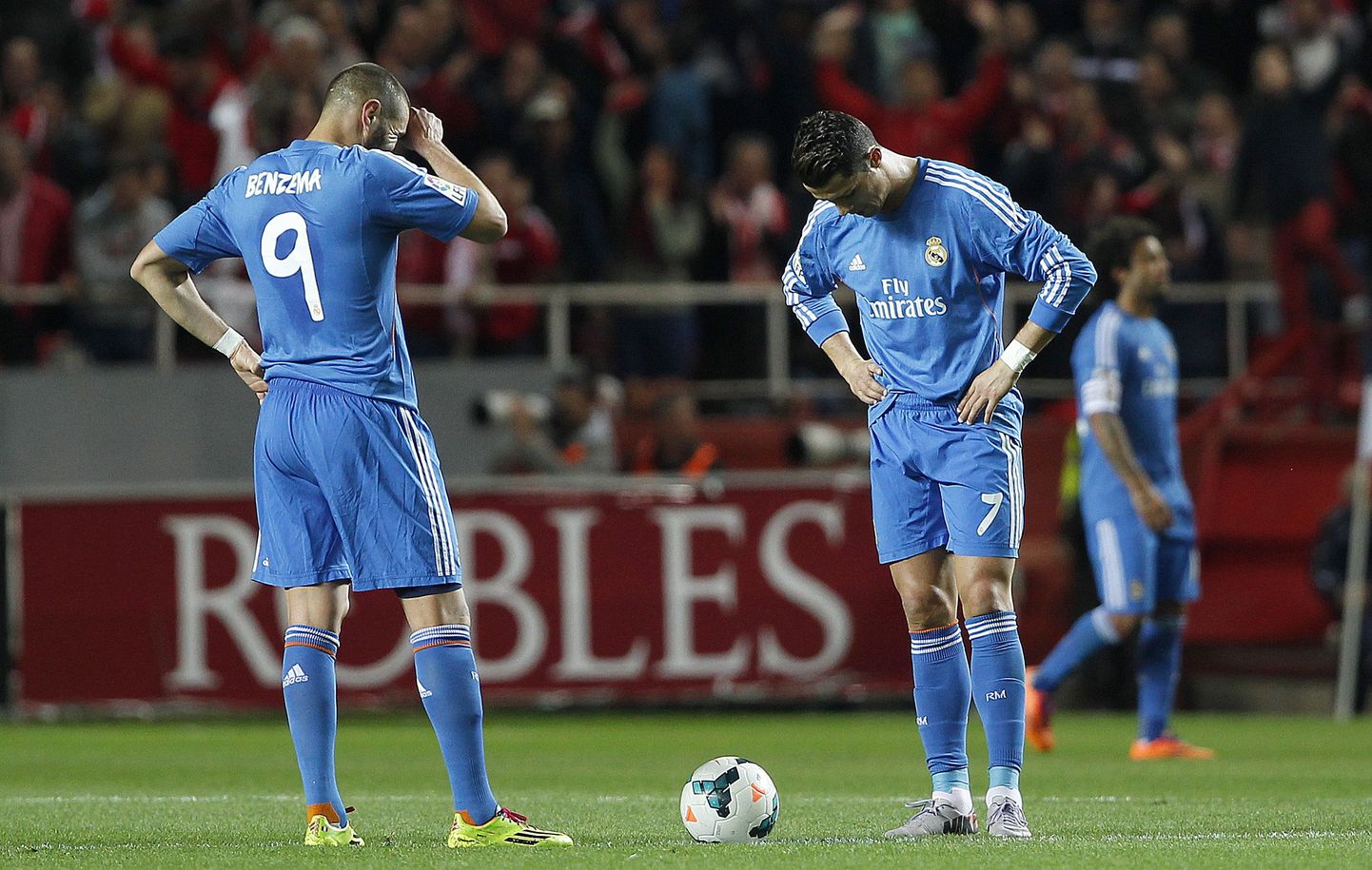 Cristiano Ronaldo (paremal) ei suutnud Madridi Reali kaotusest päästa.