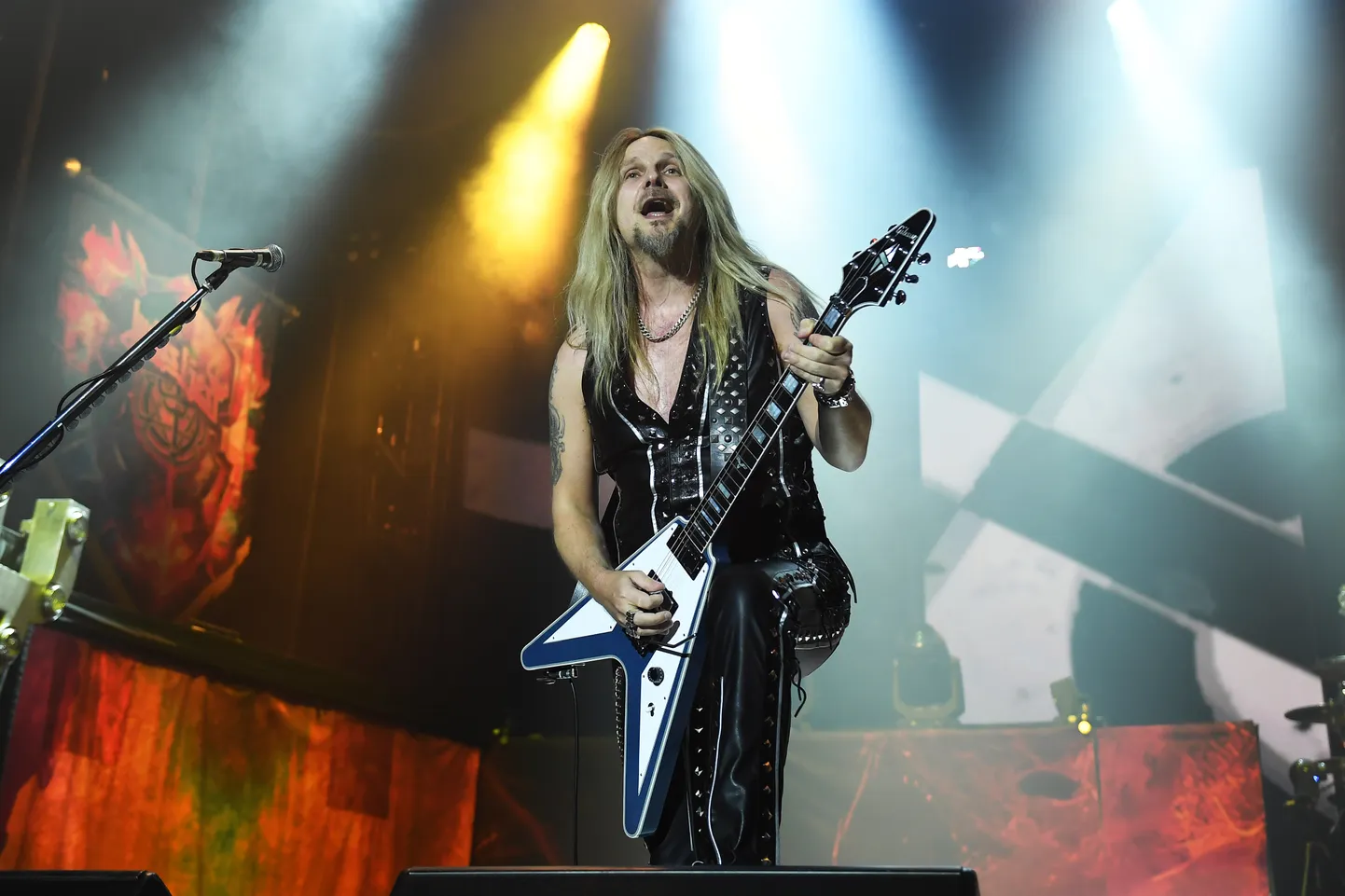 Judas Priest'i kitarrist Richie Faulkner.