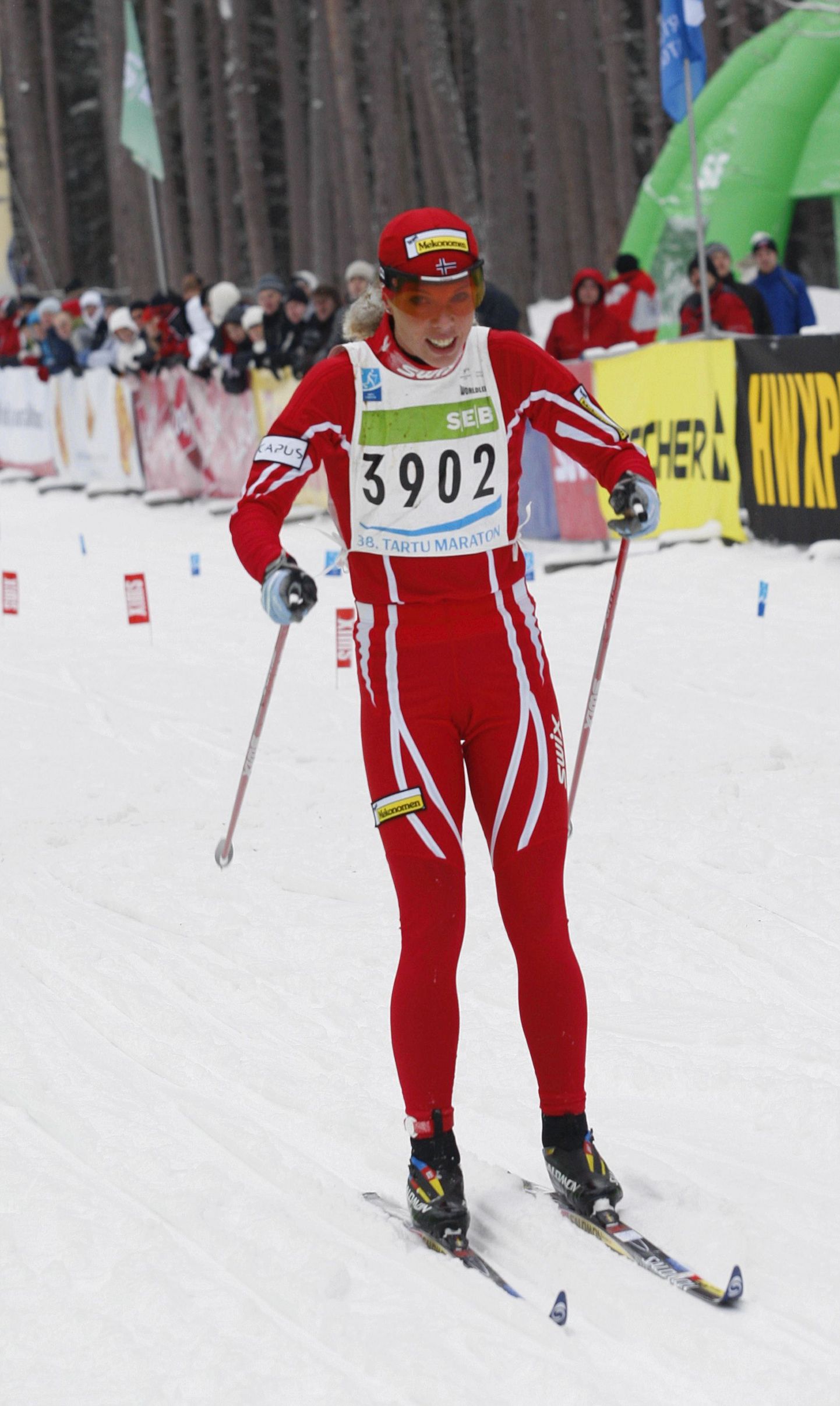 Maratoni võitja naiste arvestuses Sandra Hansson (Norra).
