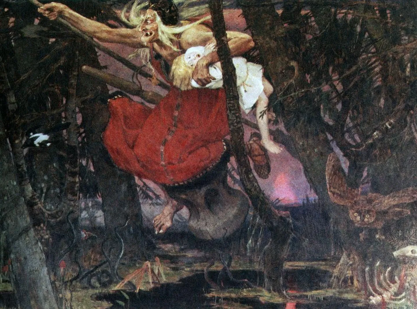 Viktor Vasnetsovi maal «Baba-Jagaa».