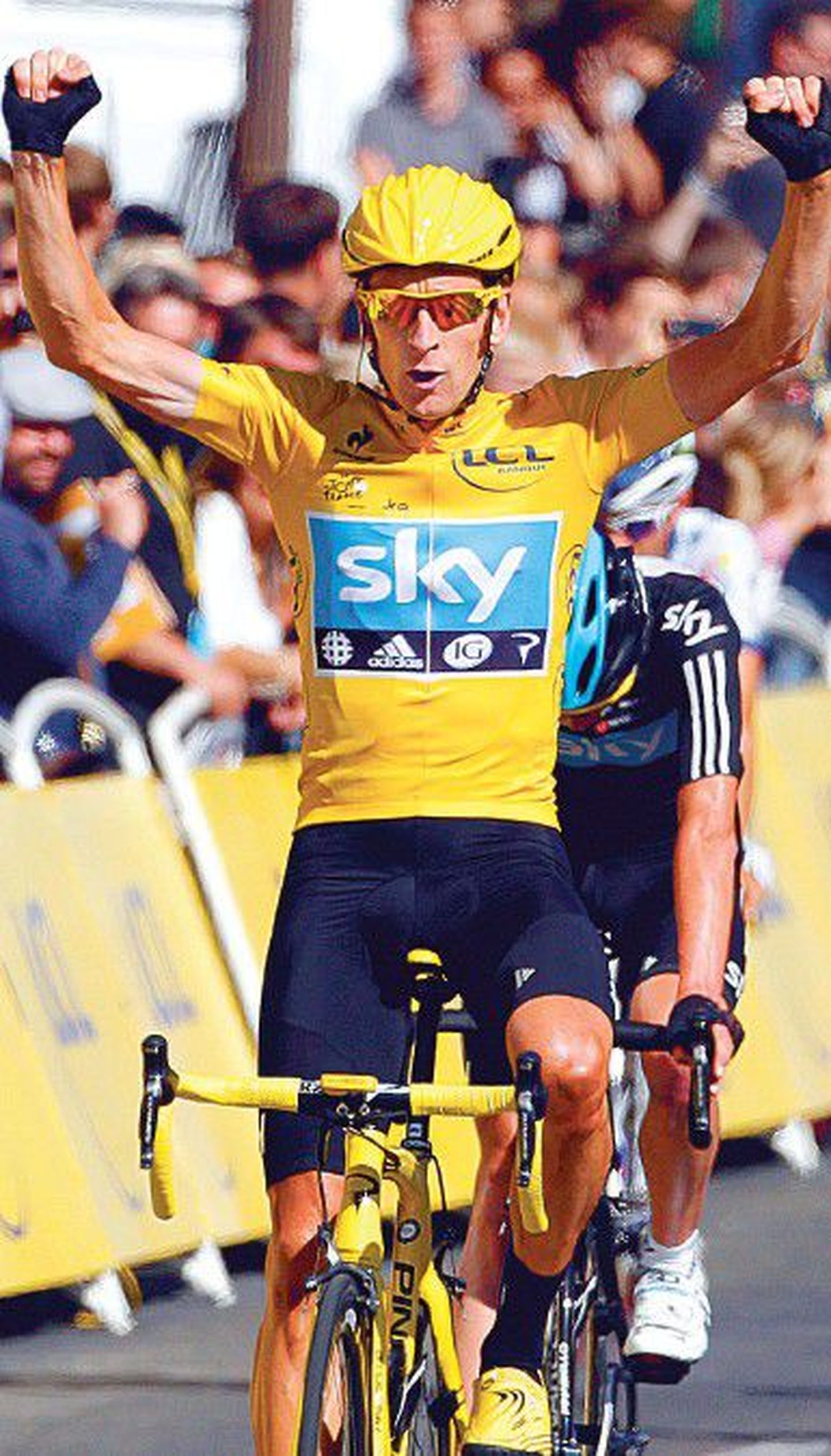 Bradley Wiggins krooniti tänavu esimese britina Tour de France’i võitjaks.