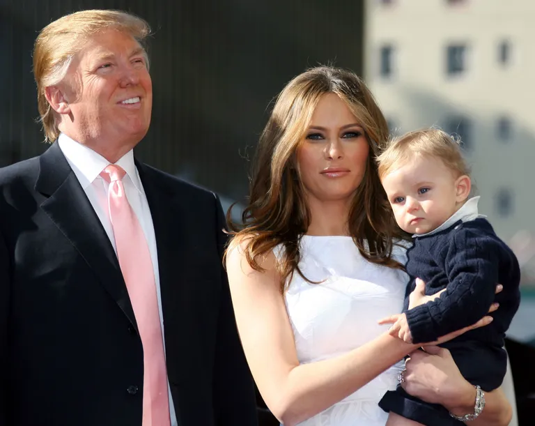 Donald Trump, Melania Trump ja Barron Trump