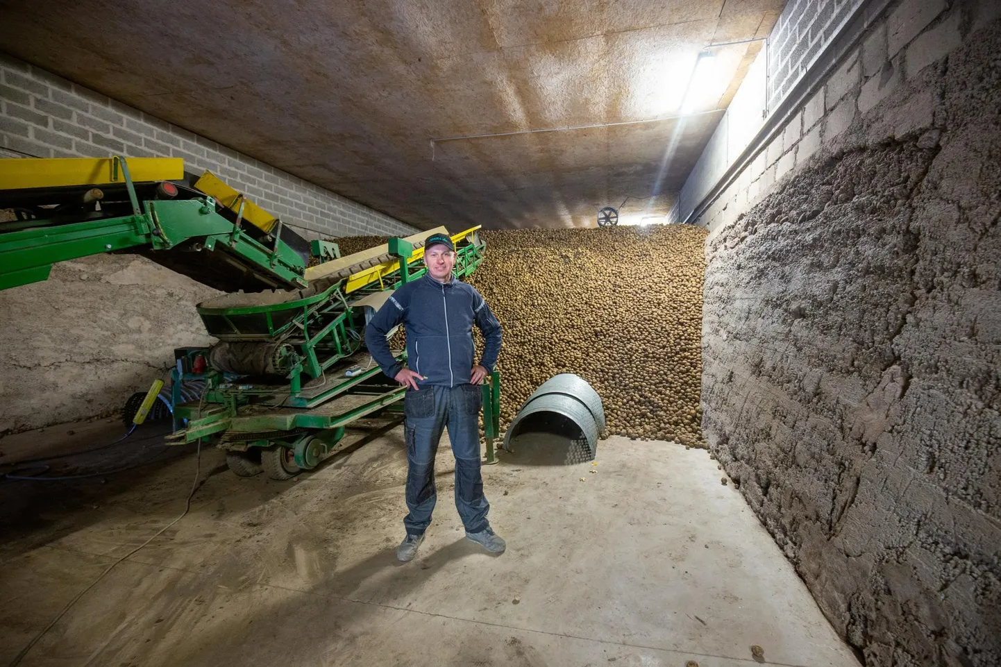 Kuigi hoidla mahust täitis ‘Gala’ eliitseemnekartul kolmveerandi, võis Janek Lass rahule jääda, sest nende jaoks on oluline mugulate arv, mitte kartuli suurus.