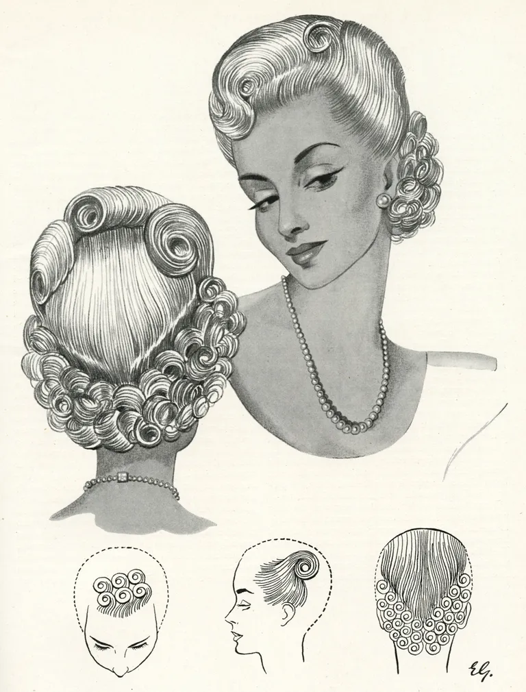 Pompadour-soengu õpetus 40ndatest