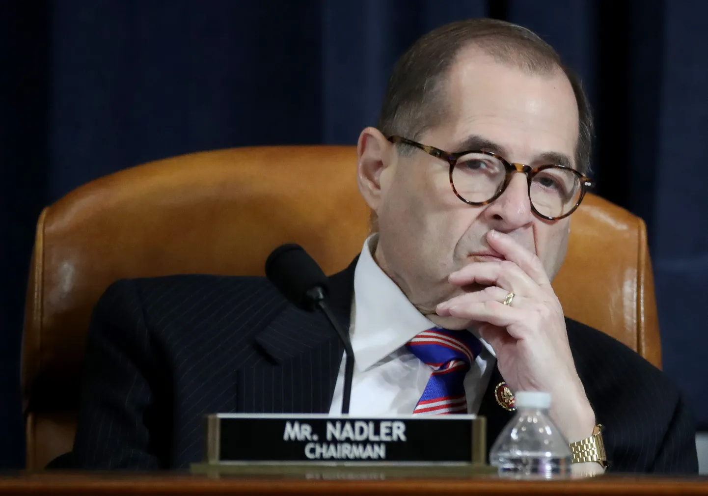USA kongressi esindajatekoja õiguskomitee demokraadist esimees Jerry Nadler 4. detsembril Kapitooliumil.