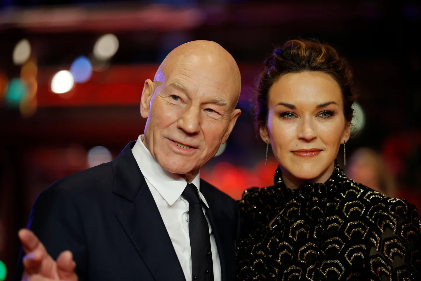 Patrick Stewart ja tema abikaasa Sunny Ozel