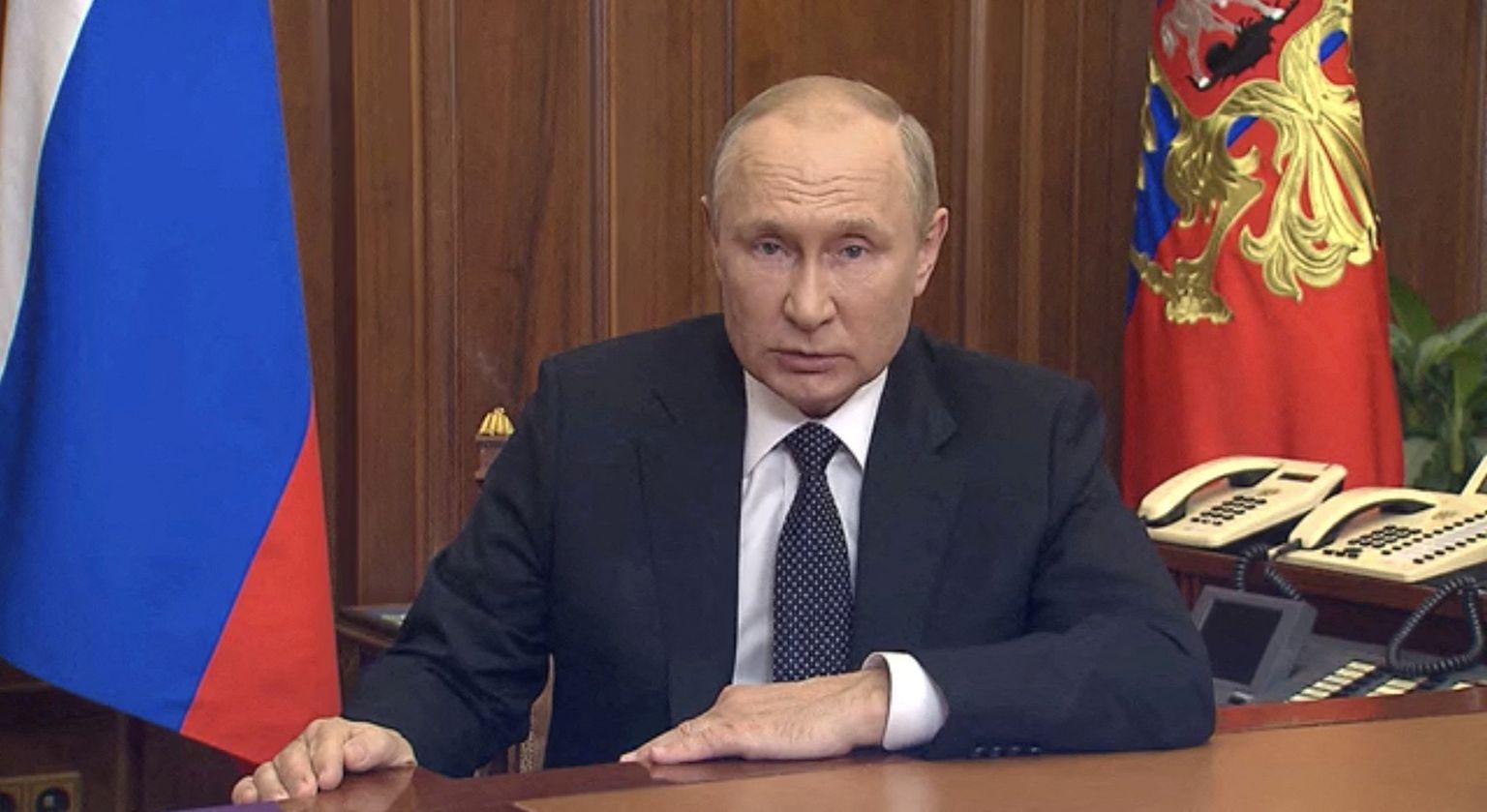 Venemaa president Vladimir Putin oma ähvardavas kõnes