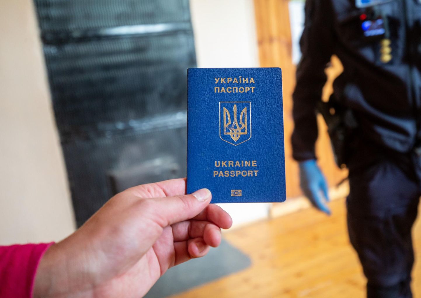 Pildil Ukraina pass.