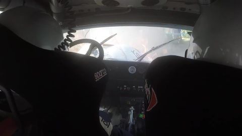 VIDEO ⟩ Virumaa rallipaar põrutas täiskiirusel vastu puud