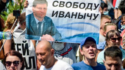 Venemaa Kaug-Idas avaldatakse meelt Habarovski kuberneri toetuseks