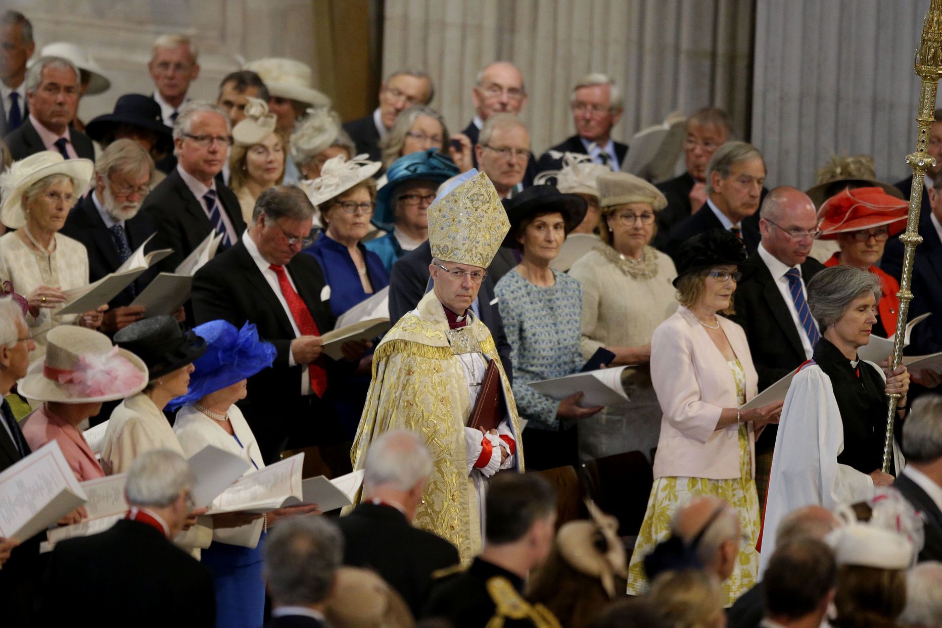 Canterbury peapiiskop Justin Welby osales laupäeval kuninganna sünnipäevapidustustel.
