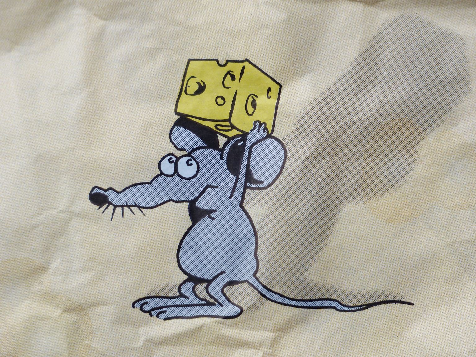 Animēta pele ar sieru