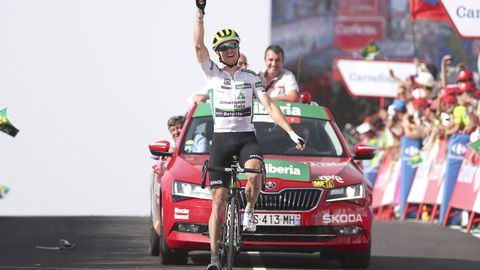 Vuelta üheksanda etapi võitis lõputõusul rünnanud ameeriklane