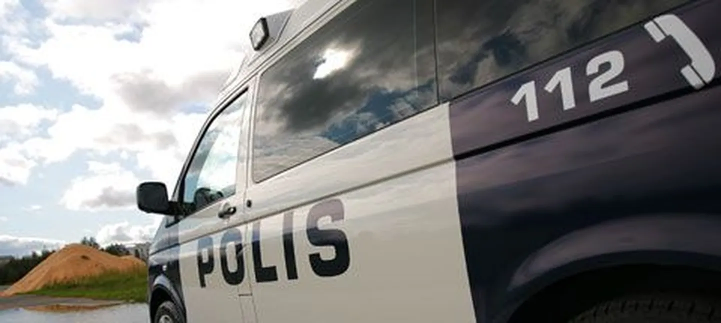 Финская полицейская машина.