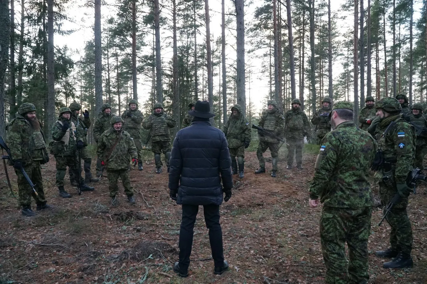 Õppust Põhjakonn külastas ka kaitseminister Kalle Laanet.