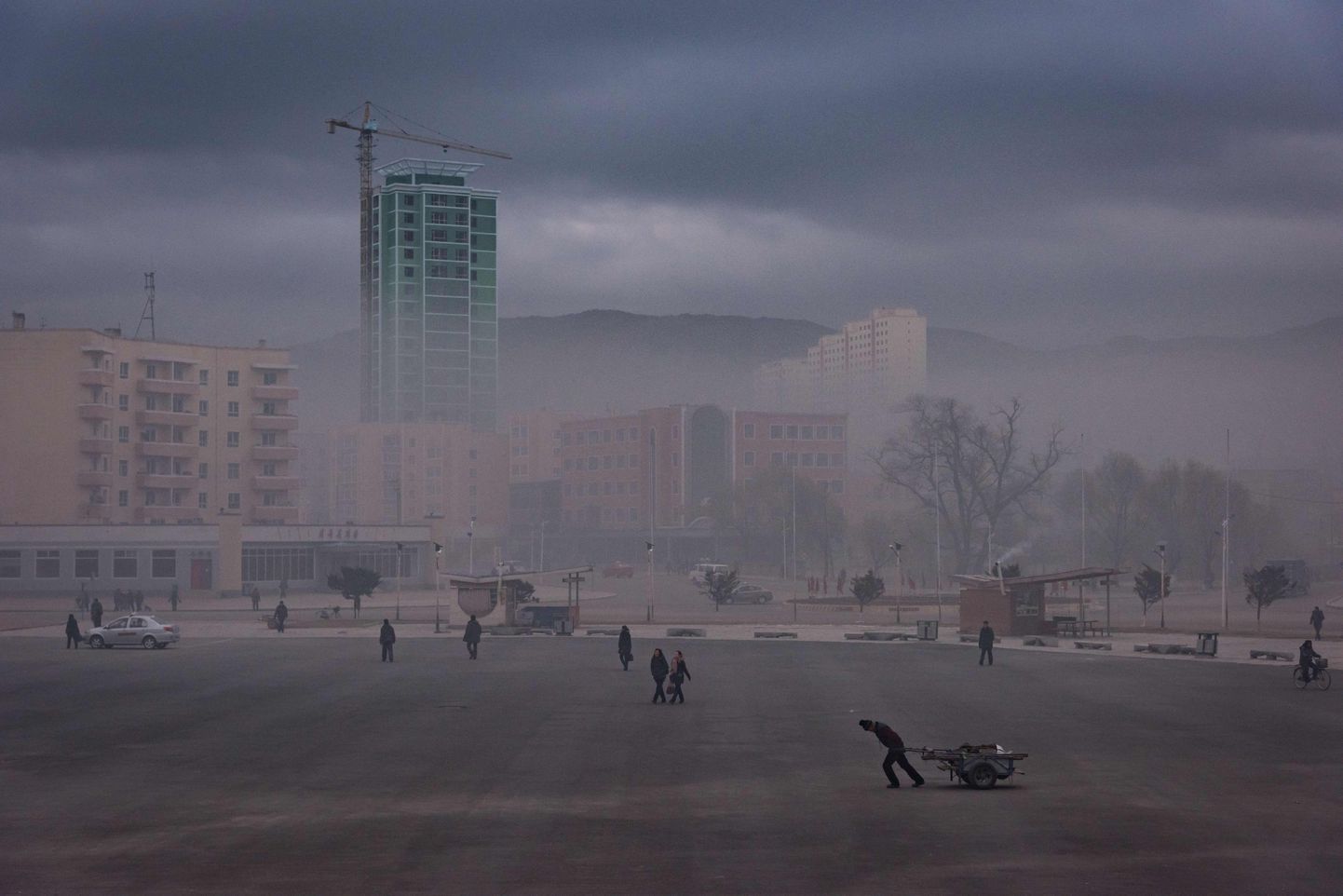 Vene piiri lähedal asuv Põhja-Korea linn Rason.
