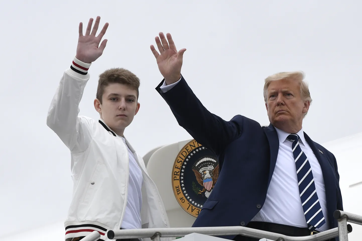 Donald ja Barron Trump