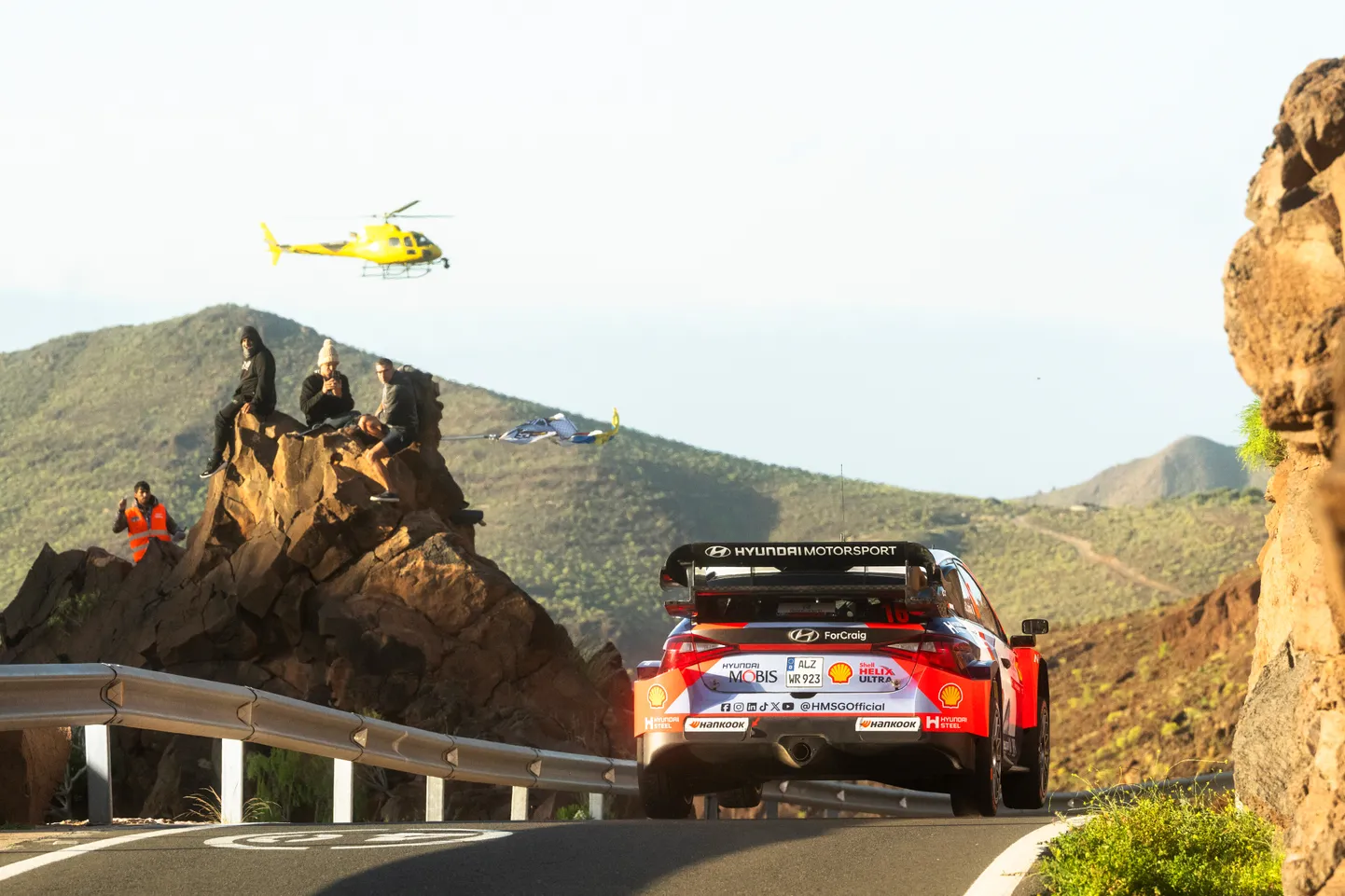 WRC helikopter Kanaari saarte rallil. Foto on illustratiivne.