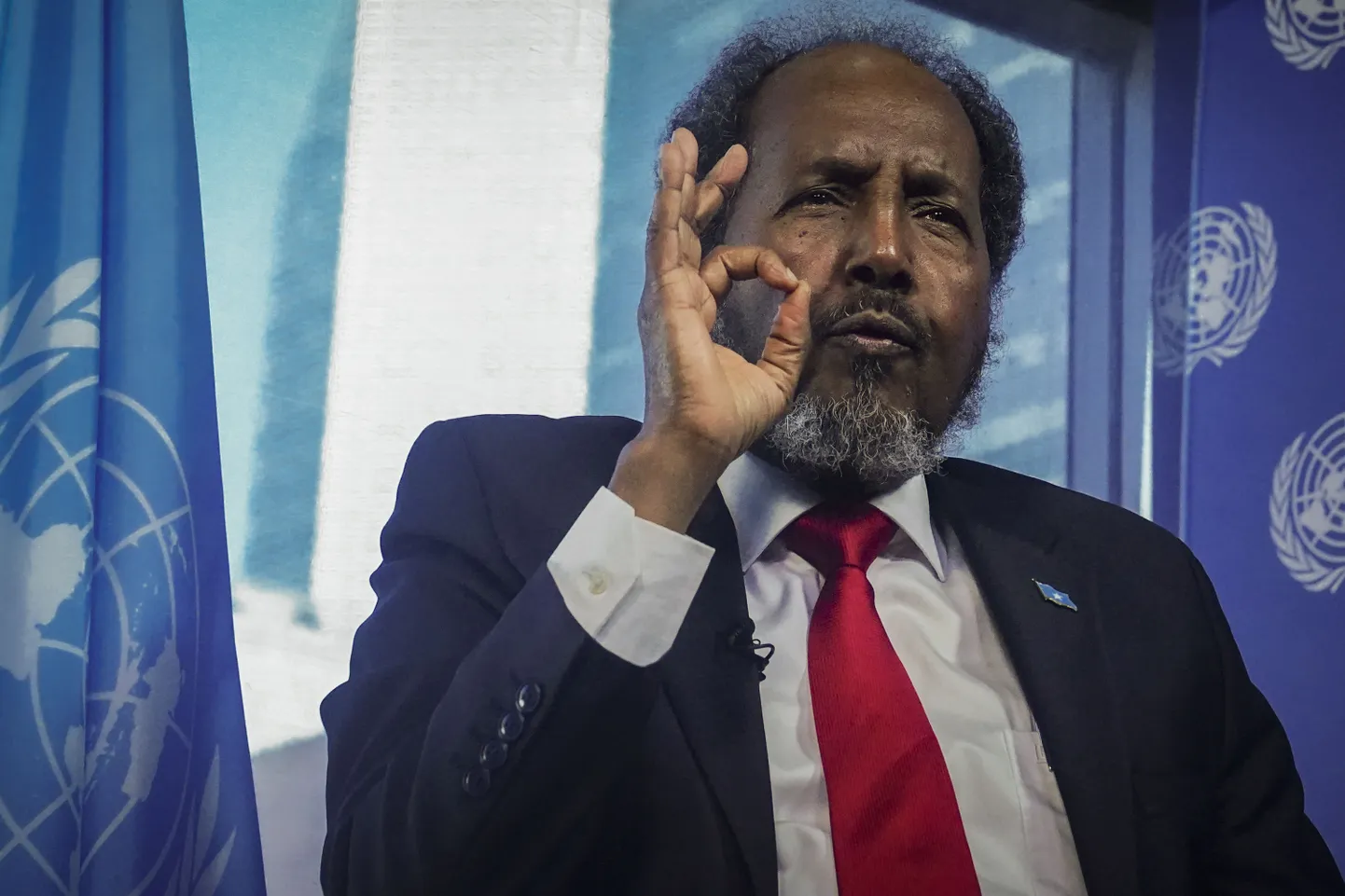 Somaalia president Hassan Sheikh Mohamud väisas detsembris ÜRO peakorterit New Yorgis.