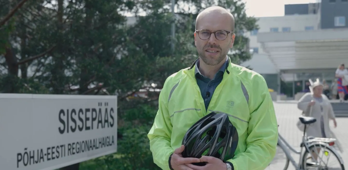 Regionaalhaigla kutsub sel suvel kõiki haigla töötajaid ja ka teisi inimesi sõitma jalgrattaga tööle.