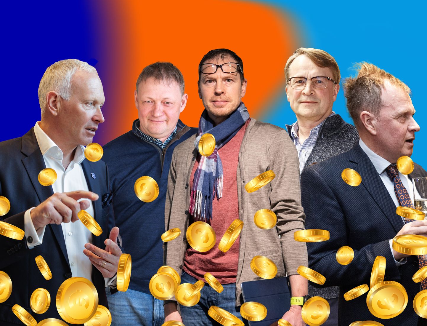 Armin Karu, Raul Kirjanen, Jaan Pillesaar, Margus Linnamäe ja Parvel Pruunsild.