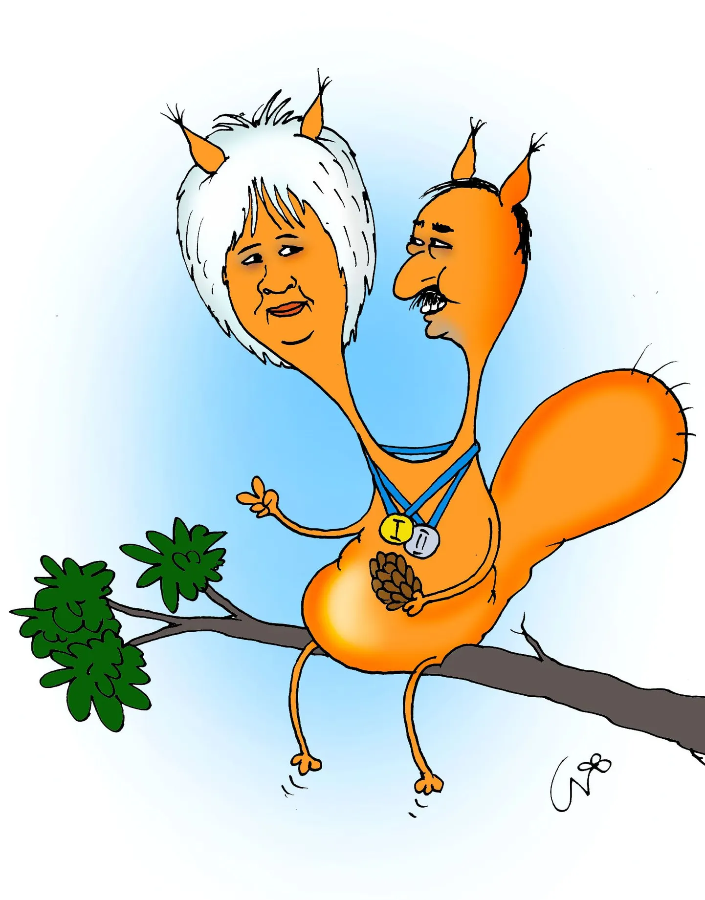 Karikatuur.