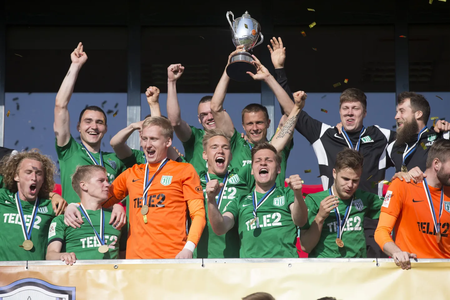 FC Flora - 2016. aasta karikavõitja.
