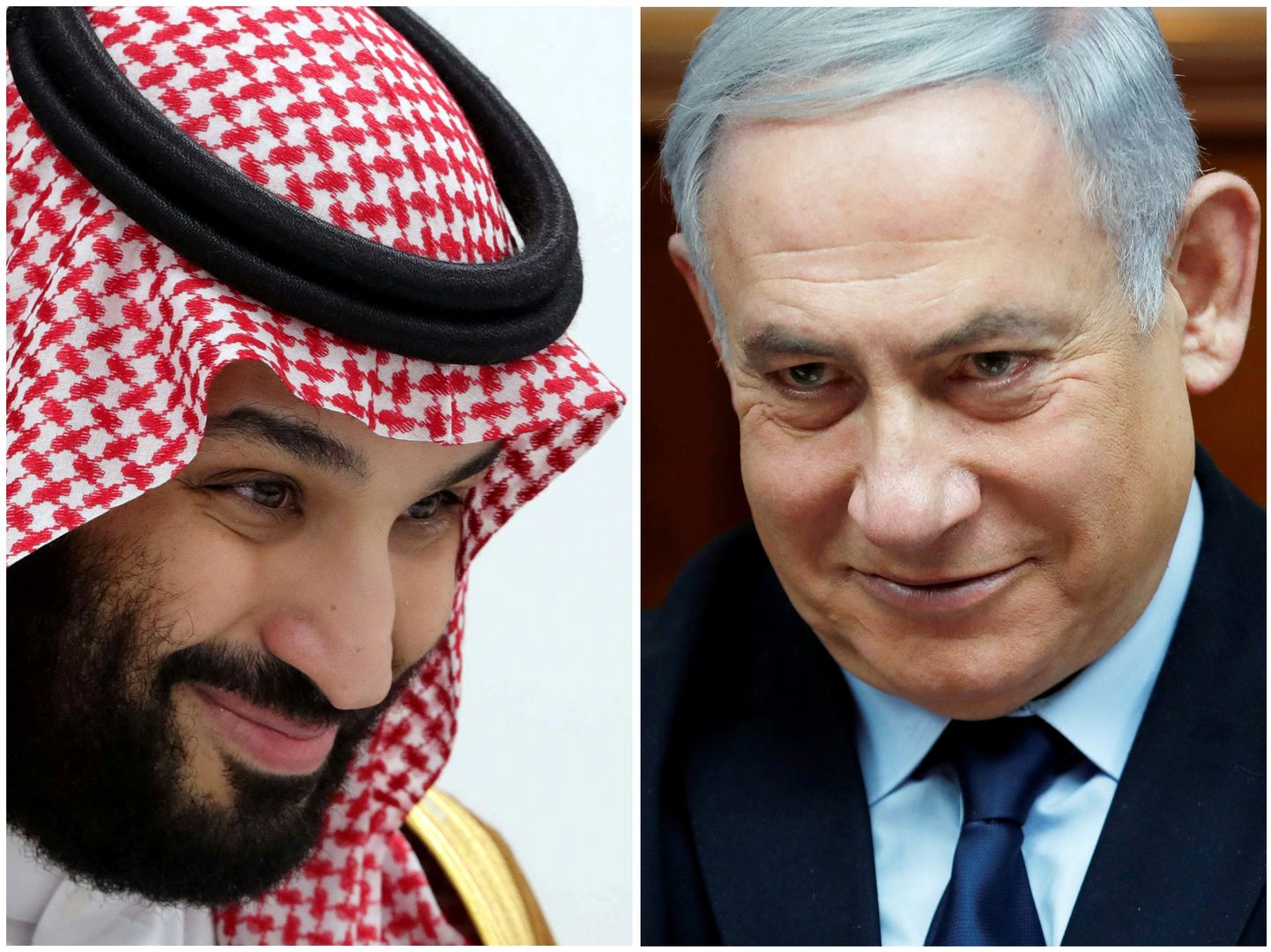 Saudi kroonprints Mohammed Bin Salman ja Iisraeli peaminister Benjamin Netanyahu.