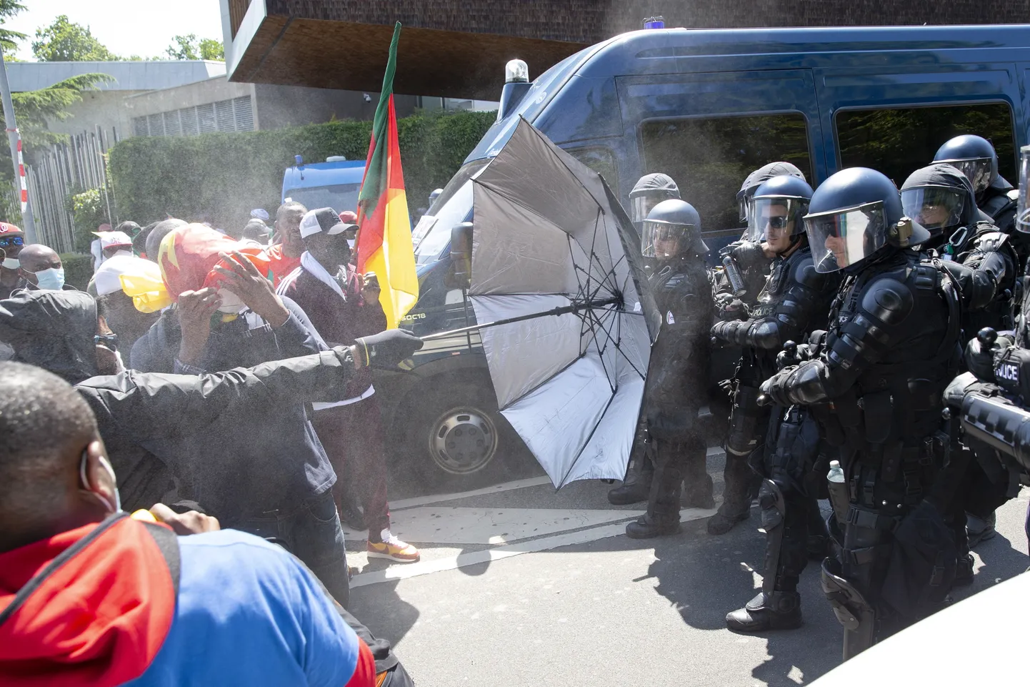 Meeleavaldused Šveitsis Genfis 17. juuli 2021.