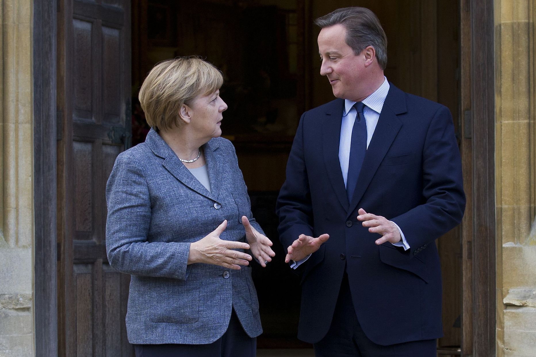 Briti peaminister David Cameron ja Saksa kantsler Angela Merkel.