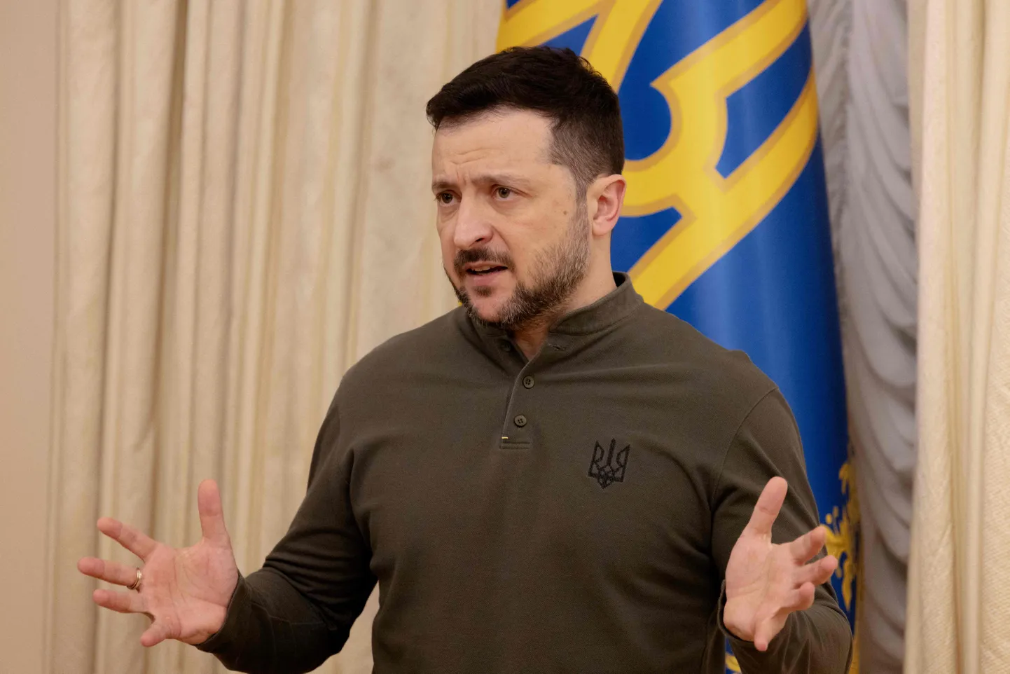 Ukraina president Volodõmõr Zelenskõi.