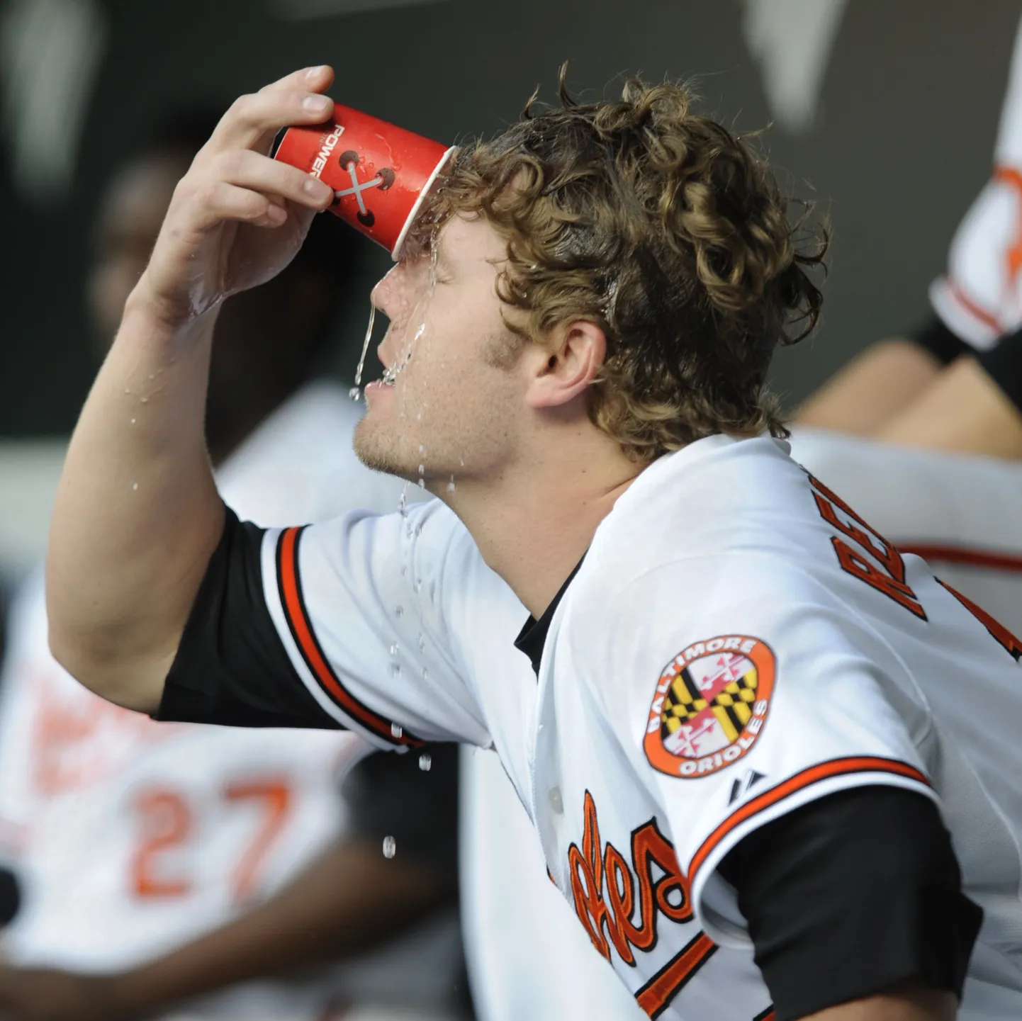 Baltimore Oriolesi pesapallimeeskonna mängija Mark Reynolds.